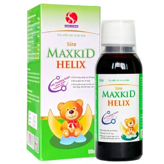 SIRO MAXKID HELIX - Giúp giảm ho, long đờm, giải cảm, tăng sức đề kháng cho trẻ