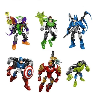 Đồ chơi lắp ráp siêu hanh hùng Super Heroes Tranformer LediToys