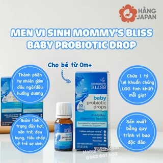 Men vi sinh và Vitamin D Mommy's Bliss Baby Probiotic Drops 10ml