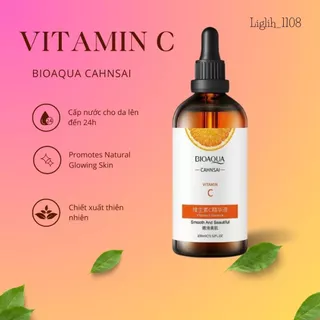 Tinh chất dưỡng trắng da Vitamin C Bioqua làm mờ vết thêm triết xuất từ quả cam 100ml