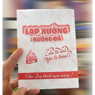 🫦Túi Đựng Lạp Xưởng Nướng Đá 12x16 Cm🫦Túi Giấy Đựng Lạp Xưởng👄