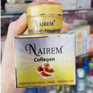 Kem ngừa mụn, nám, trắng da 8g - Nairem Collagen