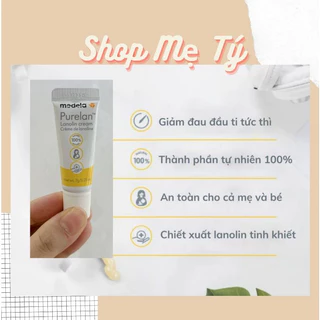 Kem nứt ti Medela Purelann Minisize cho mẹ / kem nẻ đầu ti cho mẹ size bé 7G