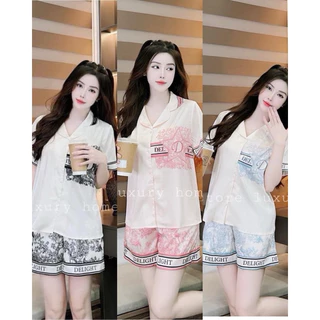 Bộ pijama Chữ dừa đủ màu phom đùi