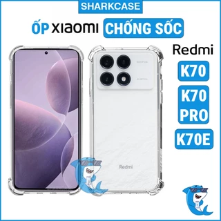 Ốp lưng Redmi K70 / K70 Pro / K70E dẻo trong suốt silicon cao cấp chống sốc bảo vệ cam điện thoại