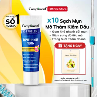 Kem Giảm Thâm Mụn Compliment Smoothe - Gel Chấm Mụn Đầu Đen, Mụn Ẩn, Gom Cồi Mụn 25ml