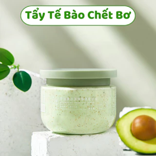 Tẩy Tế Bào Chết Bơ HEYXI Hũ 250g, Tẩy Da Chết Body Mặt Hương Bơ Tẩy Sạch Sâu Da Chết Dưỡng Ẩm Trắng Sáng Mịn