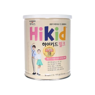 Sữa bột Thế giới sữa 365 dòng sữa Hikid vị vani 600g dành cho trẻ 1-9 tuổi