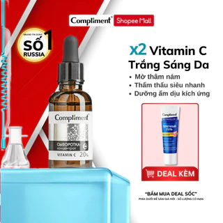 Serum Compliment Vitamin C Cấp Ẩm Và Phục Hồi Da, Dưỡng Da Trắng Sáng, Mờ Thâm 27ml