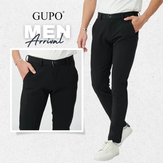 Quần Tây Nam Ống Côn GUPO Local Brand Quần Âu Nam Slimfit Vải Cotton Co Giãn Dáng Công Sở