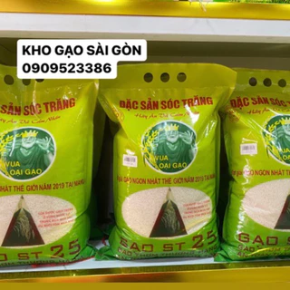 ST25 LÚA TÔM 5KG LOẠI LÚA ĐƯỢC GIEO TRỒNG Ở VÙNG NƯỚC LỢ TRONG MÙA MƯA SAU VỤ NUÔI TÔM MÙA KHÔ