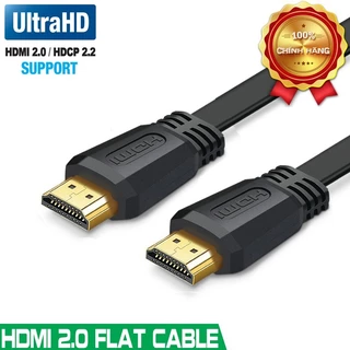 Dây HDMI 1,5M, 3M, 5M, 10M dẹt chống nhiễu