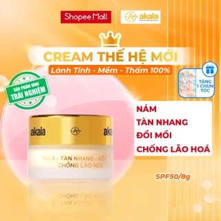 Kem Nám - Tàn Nhang - Đồi Mồi - Chống Lão Hoá akala ( Tế Bào Mầm Tái Sinh và Collagen Peptide ) 8gram