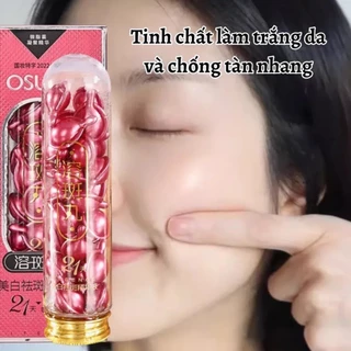 Tinh Chất Dưỡng Trắng, Mờ Thâm Nám Osufi (Hộp 21 Viên) Phục Hồi, Trẻ Hóa Da - OKAN BEAUTY