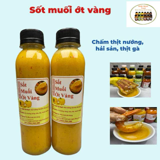 Sốt muối ớt vàng chấm thịt nướng, thịt gà, hải sản… (combo 2 chai ) 280g/chai