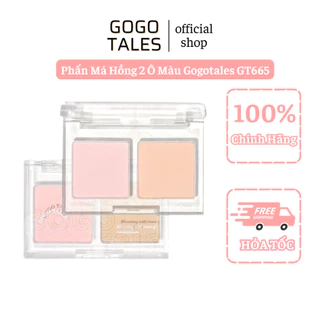 [NEW] Bảng Phấn Má Hồng 2 Ô Màu Gogotales Matte Contouring Blush Highlight Palette GT665 GOGOTALES OFFICIAL