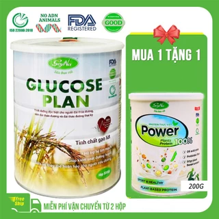 Sữa Glucose Plan SoyNa tinh chất gạo lứt cho người tiểu đường hộp 800g tặng sữa PROTEIN