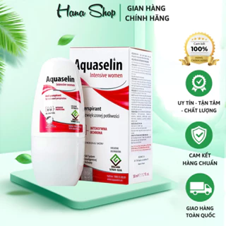 Lăn Khử Mùi Aquaselin Intensive Women Không Mùi Dành Cho Nam/Nữ Mùi Hôi Nhẹ (Lọ 50Ml)