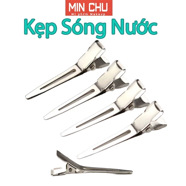 Kẹp Sóng Nước Mini Kẹp Mỏ Vịt Hộp 50 chiếc làm tóc kẹp sóng nước