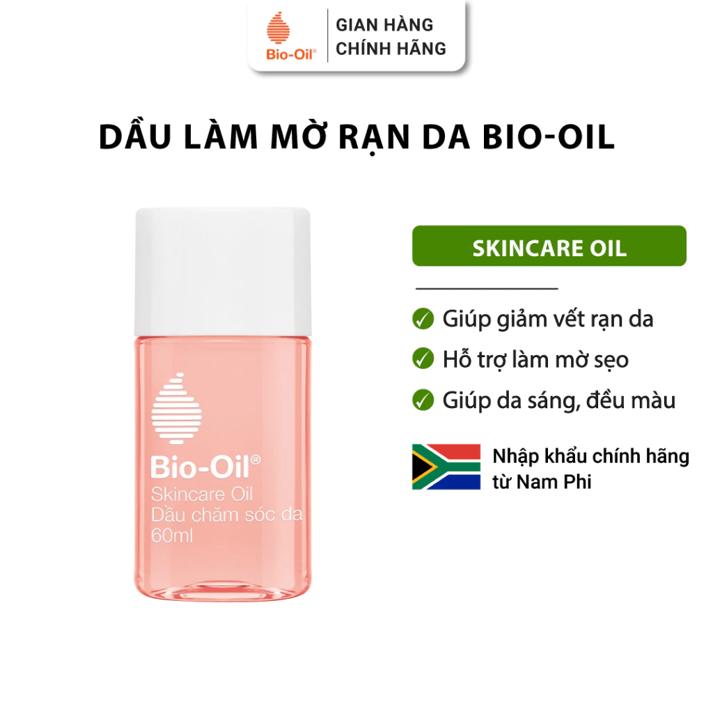 Dầu Rạn Da Bio Oil - Giảm Rạn Da, Mờ Sẹo Và Làm Đều Màu Da (Chai 25ml/60ml/125ml/200ml)