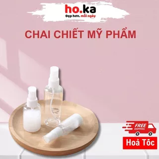 Chai Xịt Phun Sương, Lọ Chiết Mỹ Phẩm, Tinh Dầu, Dung Dịch Sát Khuẩn Trong Suốt 30ml/50ml/100ml