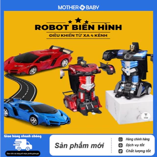 Xe Điều Khiển Từ Xa Biến Hình Robot Cực Ngầu Cho Bé -  Xe đua điều khiển từ xa bé trai