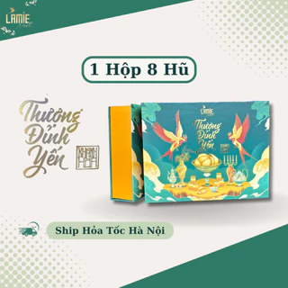 Yến sào Nha Trang thương hiệu LAMIE NEST - hũ chưng sẵn 70ml [combo 1 hộp gồm 8 hũ]