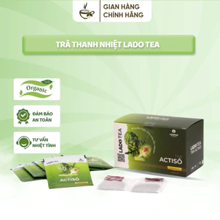 Trà Thanh Nhiệt LADO TEA - Trà Bảo Vệ Gan Tiệm Trà Thảo Dược Túi Lọc Hỗ Trợ Tăng Cường Chức Năng Gan Hộp 20 Gói