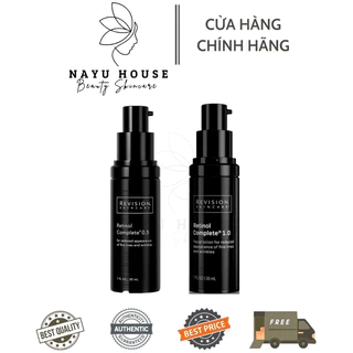 [HÀNG CÔNG TY] SERUM LÀM GIẢM NẾP NHĂN, CĂNG BÓNG DA REVISION SKINCARE RETINOL COMPLETE 0.5% VÀ 1% 30ML