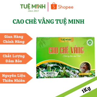 Cao chè vằng lợi sữa thương hiệu Tuệ Minh, hộp 1kg 40 miếng