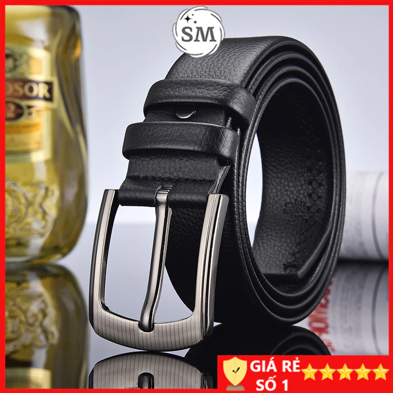 Thắt lưng nam da cao cấp Dây lưng nam khóa kim sang trọng lịch lãm Nịt da thời trang SM-ĐK1