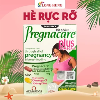 Viên uống Vitabiotics Pregnacare Plus Omega-3 bổ sung Vitamin và khoáng chất cho phụ nữ mang thai (56 viên)