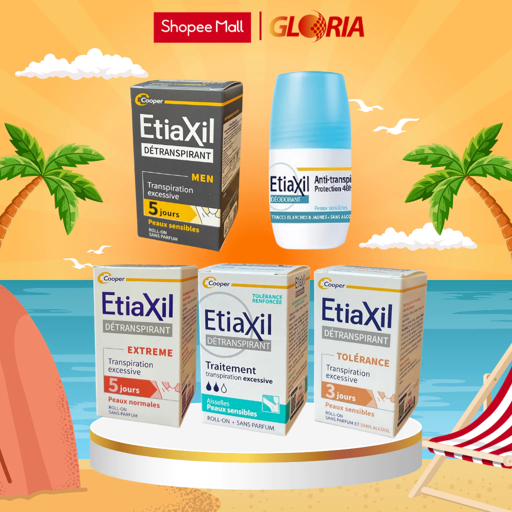 Lăn Khử Mùi Etiaxil Giảm Mồ Hôi Chính Hãng Pháp 15ml