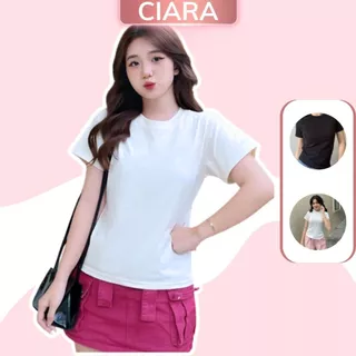 Áo thun nữ babytee CIARA, áo babytee trơn kiểu đơn giản ngắn tay ôm body N002