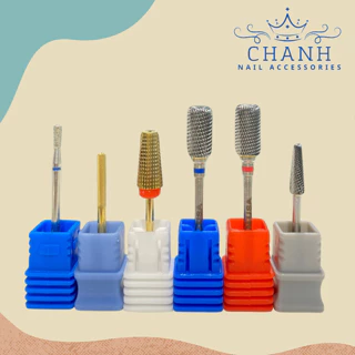 Đầu mài móng phá sơn gel,ít nóng, không xước da tay Chanh Nail