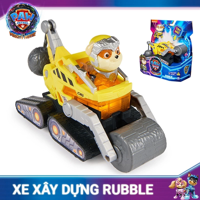 Đội chó cứu hộ PAW PATROL - Xe cứu hộ siêu nhân có đèn và âm thanh - Hàng chính hãng