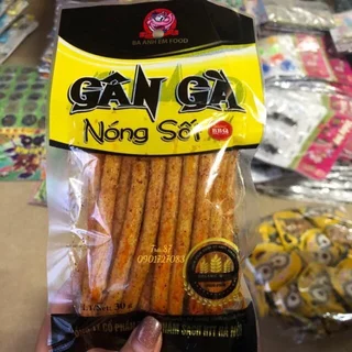 Snack gân gà nóng sốt, đồ ăn vặt cay cổng trường