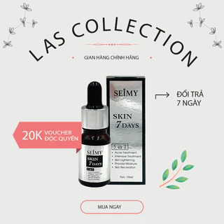 Serum giảm mụn thâm rỗ Seimy - Skin 7 Days - Công dụng 5 trong 1 hiệu quả sau 7 ngày 10ml