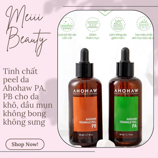 Tinh chất peel da Ahohaw Triangle Peel PA PB cho da khô, dầu mụn