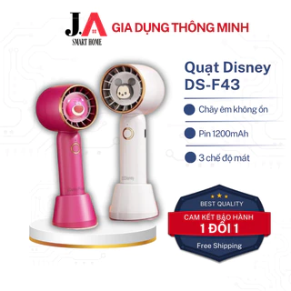 Quạt Mini Cầm Tay Disney DS-F43 Hình Gấu Dâu, Mickey Siêu Dễ Thương Có 3 Chế Độ Mát Bảo Hành 1 Đổi 1 J.A SMART HOME