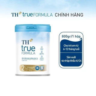 Sản phẩm dinh dưỡng công thức cho trẻ từ 6 đến 12 tháng tuổi TH True Formula 2 800g