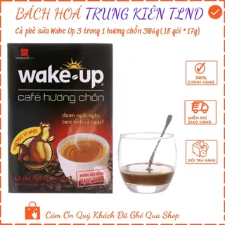 Cà Phê Sữa Wake Up 3 trong 1 Hương Chồn 306g(18 gói *17g) -Date luôn mới