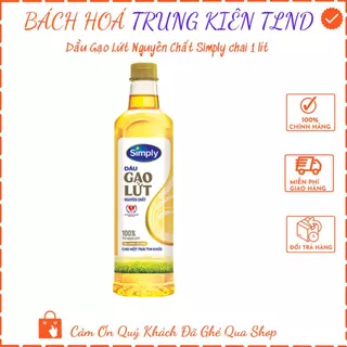 Dầu Gạo Lứt Nguyên Chất Simply chai 1 Lít