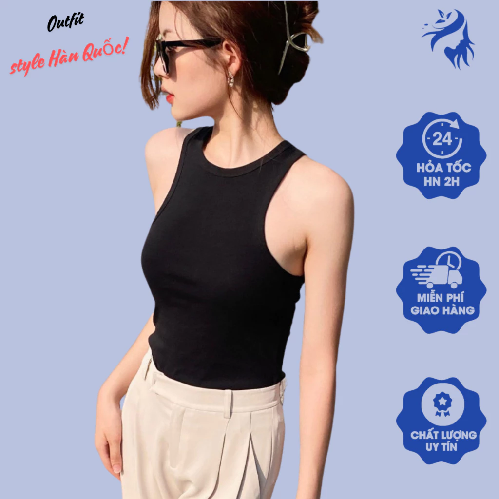 Áo tank top nữ EVA chất borib CAO CẤP co giãn tốt áo ba lỗ thể thao bigsize EVA206A