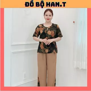 ĐỒ BỘ TRUNG NIÊN CAO CẤP CỔ TRÒN KÈM TAG ( CÀI ÁO ) HAN.T SHOP