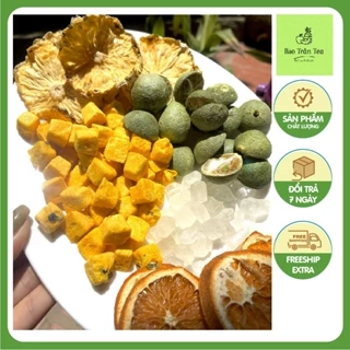 Trà detox hoa quả (Cam,Dứa,Chanh Leo,) hỗ trợ giảm cân, bổ sung vitamin C làm trắng da, làm thơm vùng kín