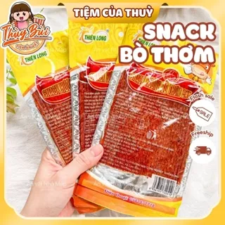 5 Gói Snack Bò Miếng Thơm Cay, đồ ăn vặt Hằng Đại, Que Tăm Cay Cổng Trường, Tiệm ăn vặt Thuỳ Bùi