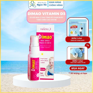 DIMAO Vitamin D3 dạng xịt, giúp hỗ trợ phòng ngừa thiếu Vitamin D, hỗ trợ hấp thu canxi và tăng chiều cao