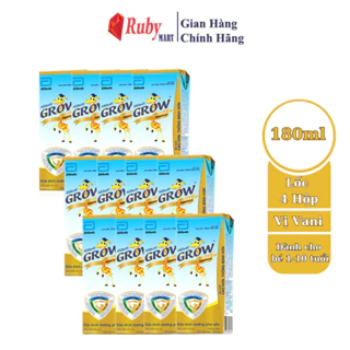 [Date T3/25]Combo 3 lốc Sữa nước Abbott Grow Gold hương vani 180ML  (Từ 1 tuổi)