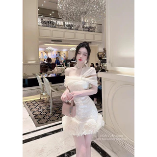 Váy kim sa quảng châu cao cấp đính Ngọc có đá cườm .👗